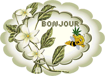 Gifs animés bonjour maya l'abeille